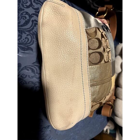 Coach Vintage Multi-Material Patchwork Satchel - Picture 3 of 11